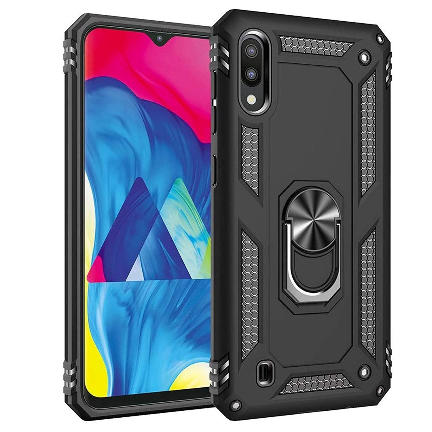 Galaxy S10 Phone Cases with Stand Magnetic Ring Kickstand Bumper Shockproof Heavy Duty Hard Armor Protective Cover 6.1 Inch Vaki for Samsung Galaxy S10 Case Military Grade 