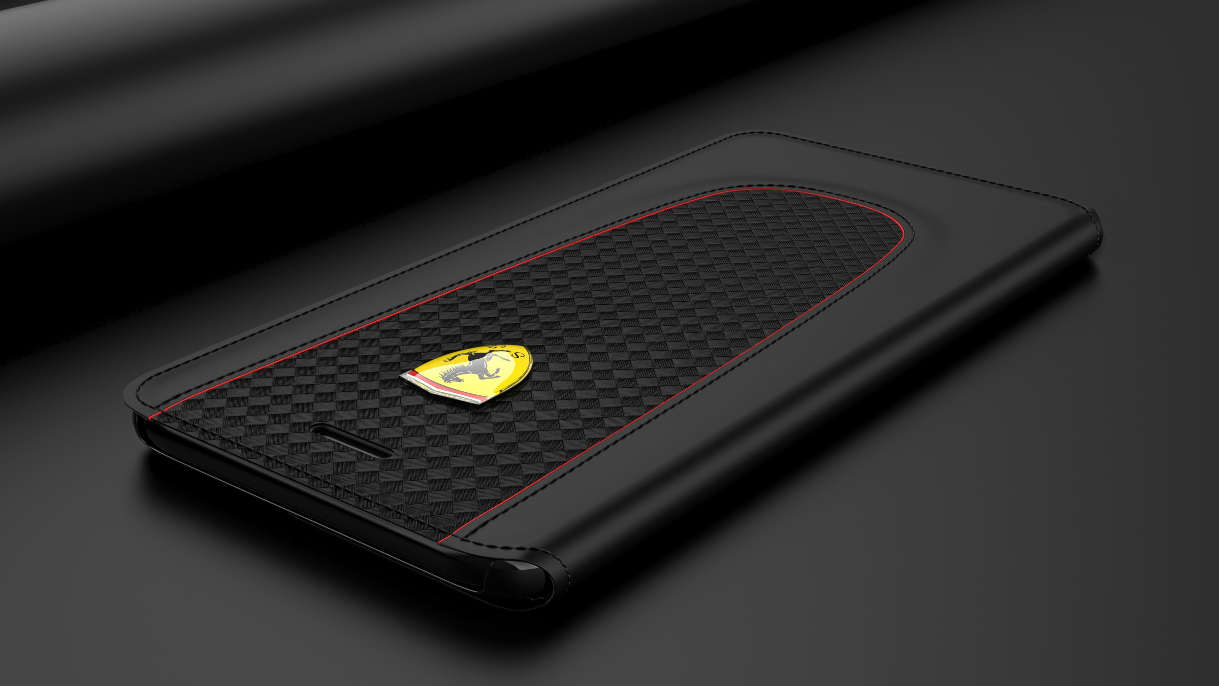 Ferrari ® Apple iPhone 6 / 6s Official California T Series Double Stitched Dual-Material PU ...