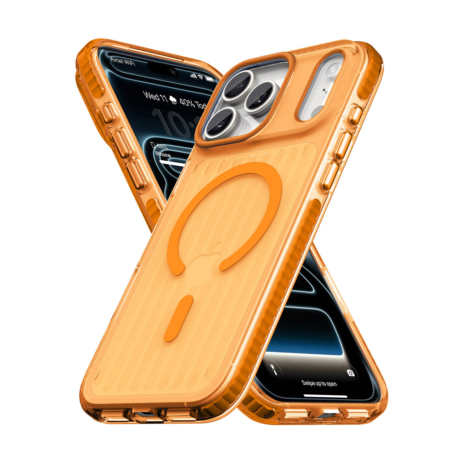 Vaku Luxos ® Apple iPhone 17 Pro Max Zyden Magpro Scratch Resistant  Military-Grade Protection Case With Metal Camera Ring Screen Protector  Shockproof