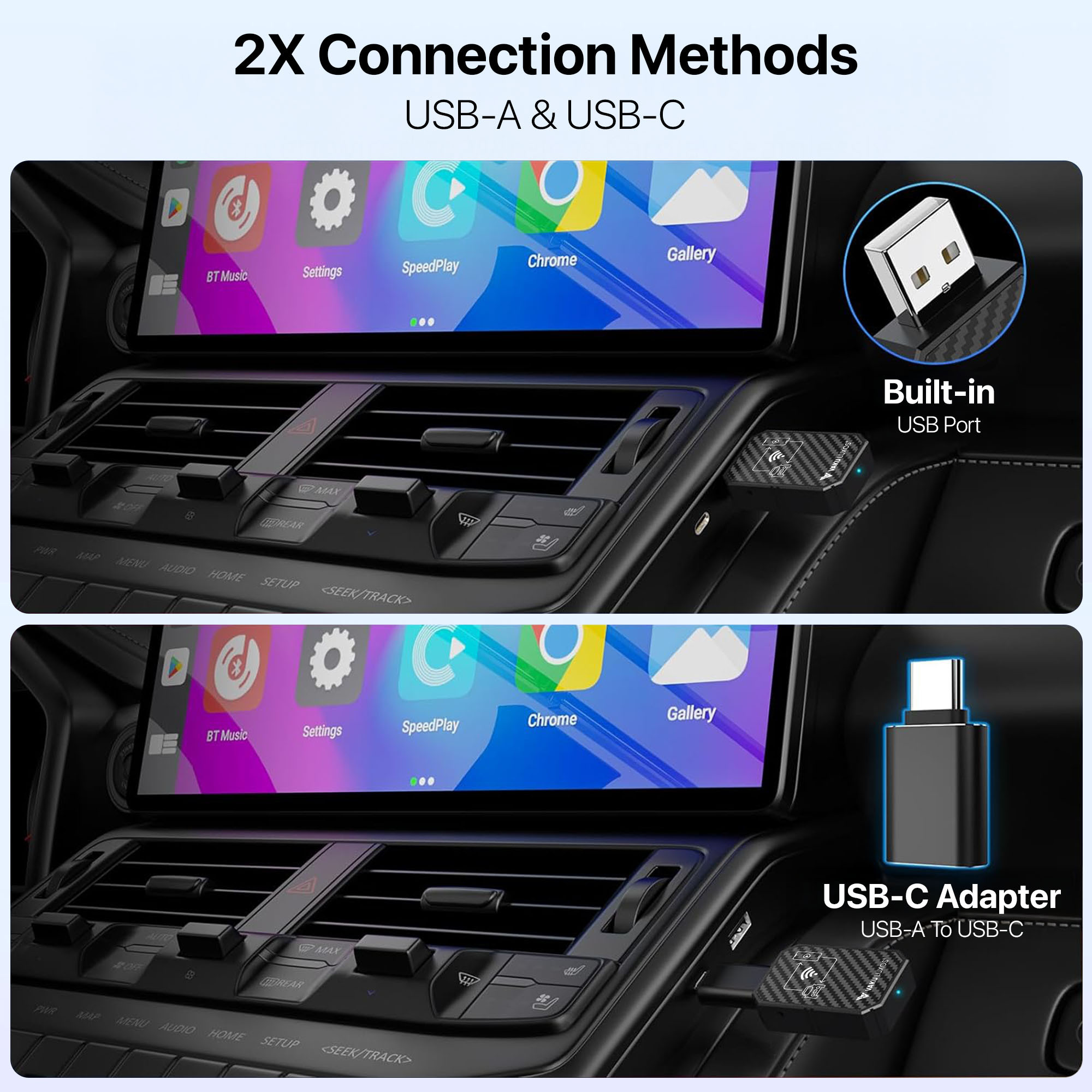 eller santé ® AUTOELITE Wireless CarPlay Adapter With Wireless