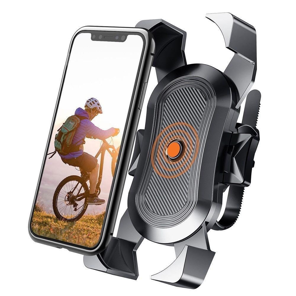 eller santé ® Phone Mount, One-Touch Release Bike Phone Holder, Anti Shake  and Stable 360° Rotation Cell Phone Bicycle/Motorcycle Handlebar Mount  -Black - Universal - Universal - Mobile / Tablet - Screen Guards India