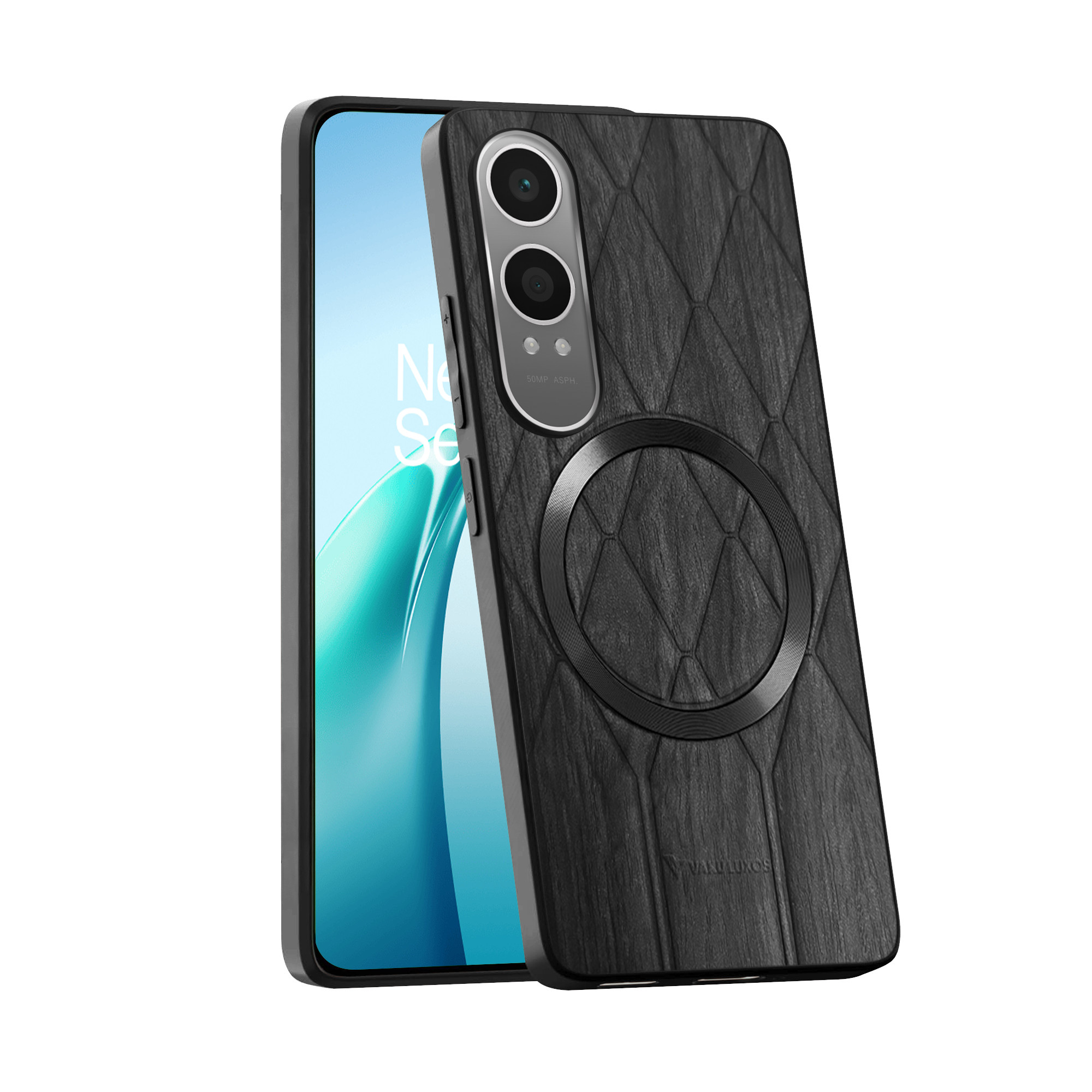 Vaku ® OnePlus Nord CE4 Lite 5G Diamond Plume Pattern Magnetic