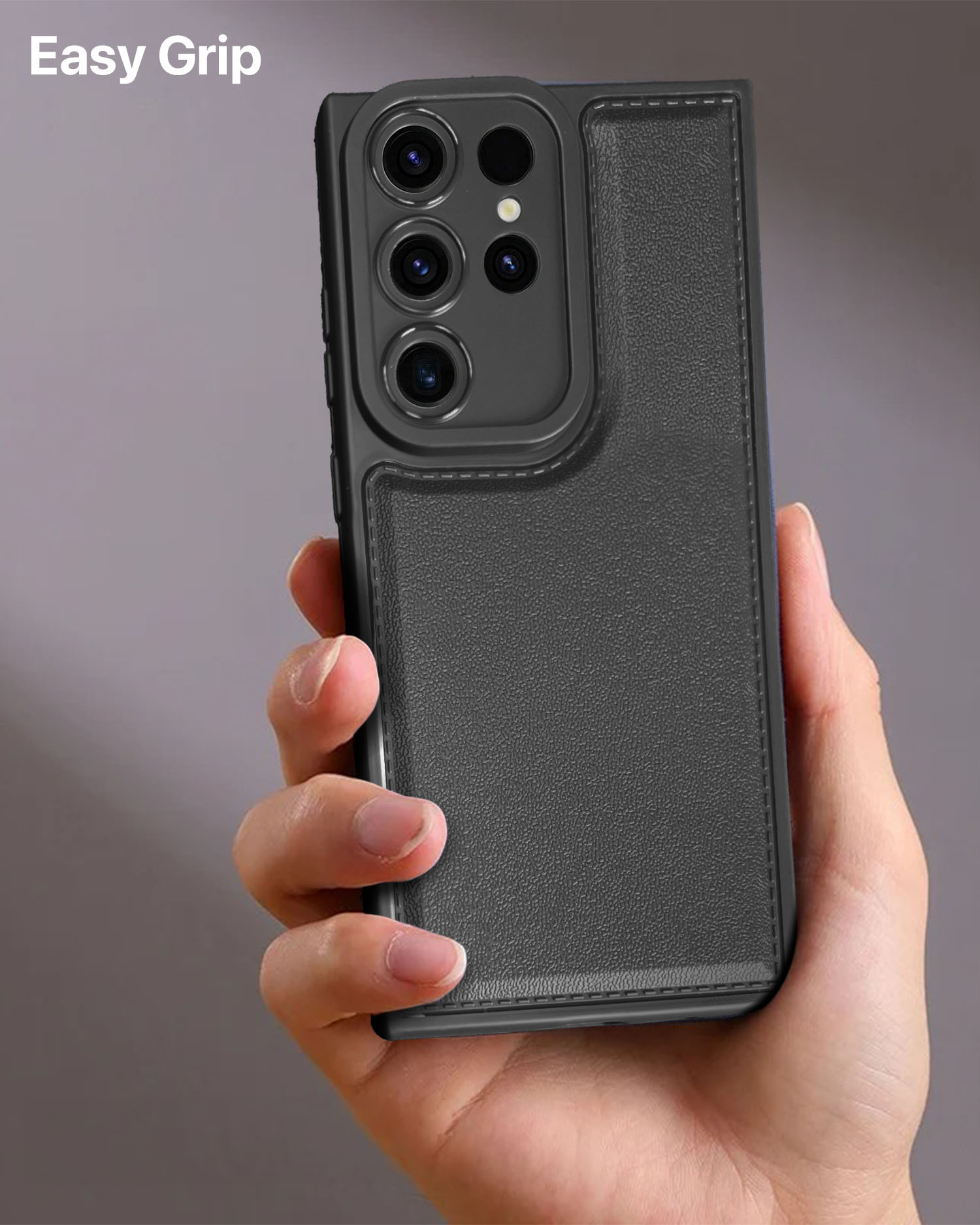 Vaku ® Samsung Galaxy S22 Ultra PU Leather Texture Soft Non-Slip