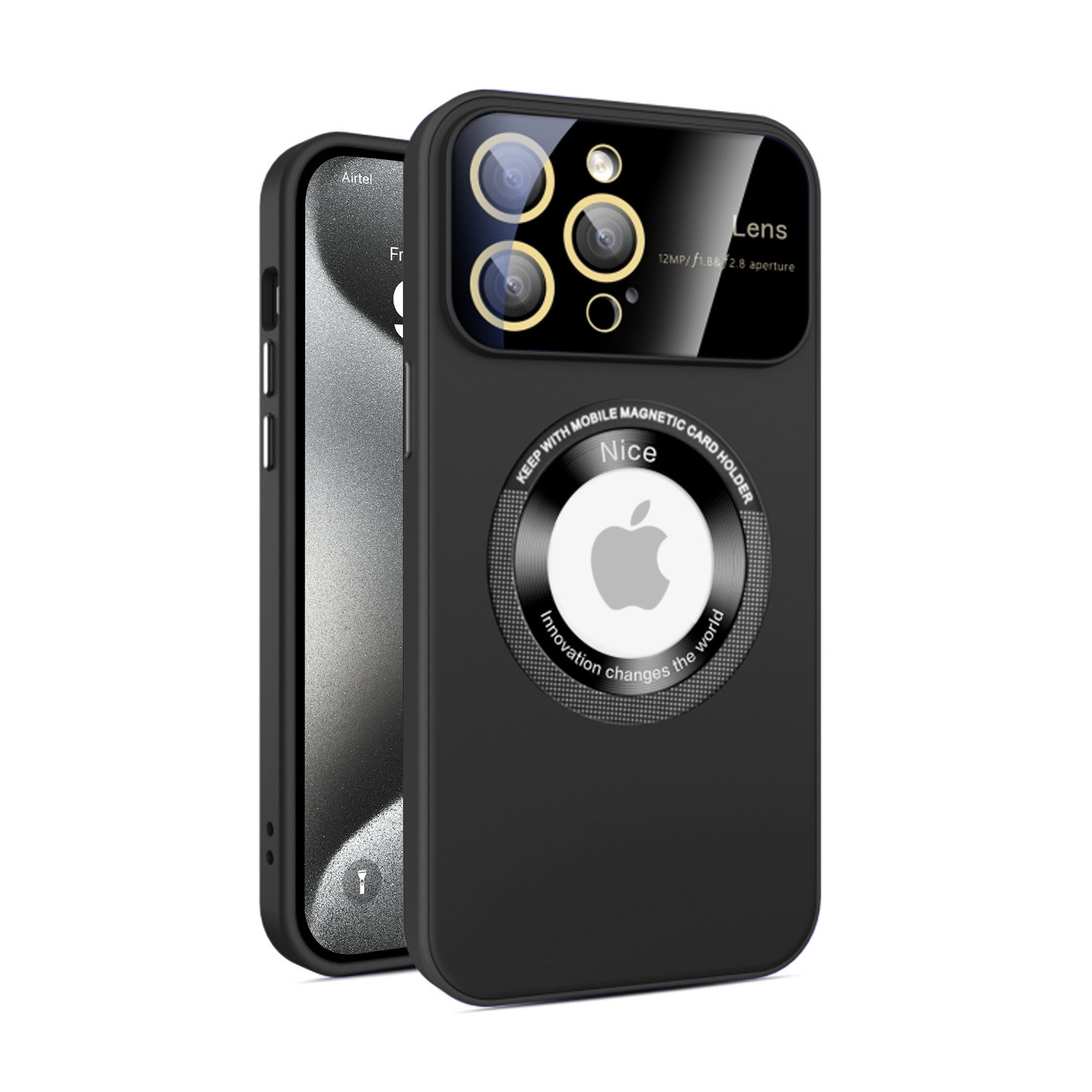 Vaku ® Apple iPhone 15 Pro Max Polarized Magnetic Magpro Camera