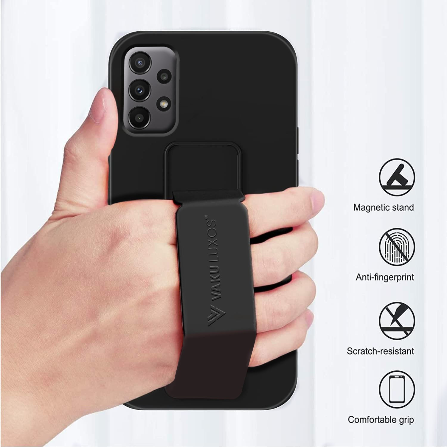 Kit 4 In 1 Per Blackview A53 Pro: Cover Silicone + Vetro Temperato + Anello + Cordino