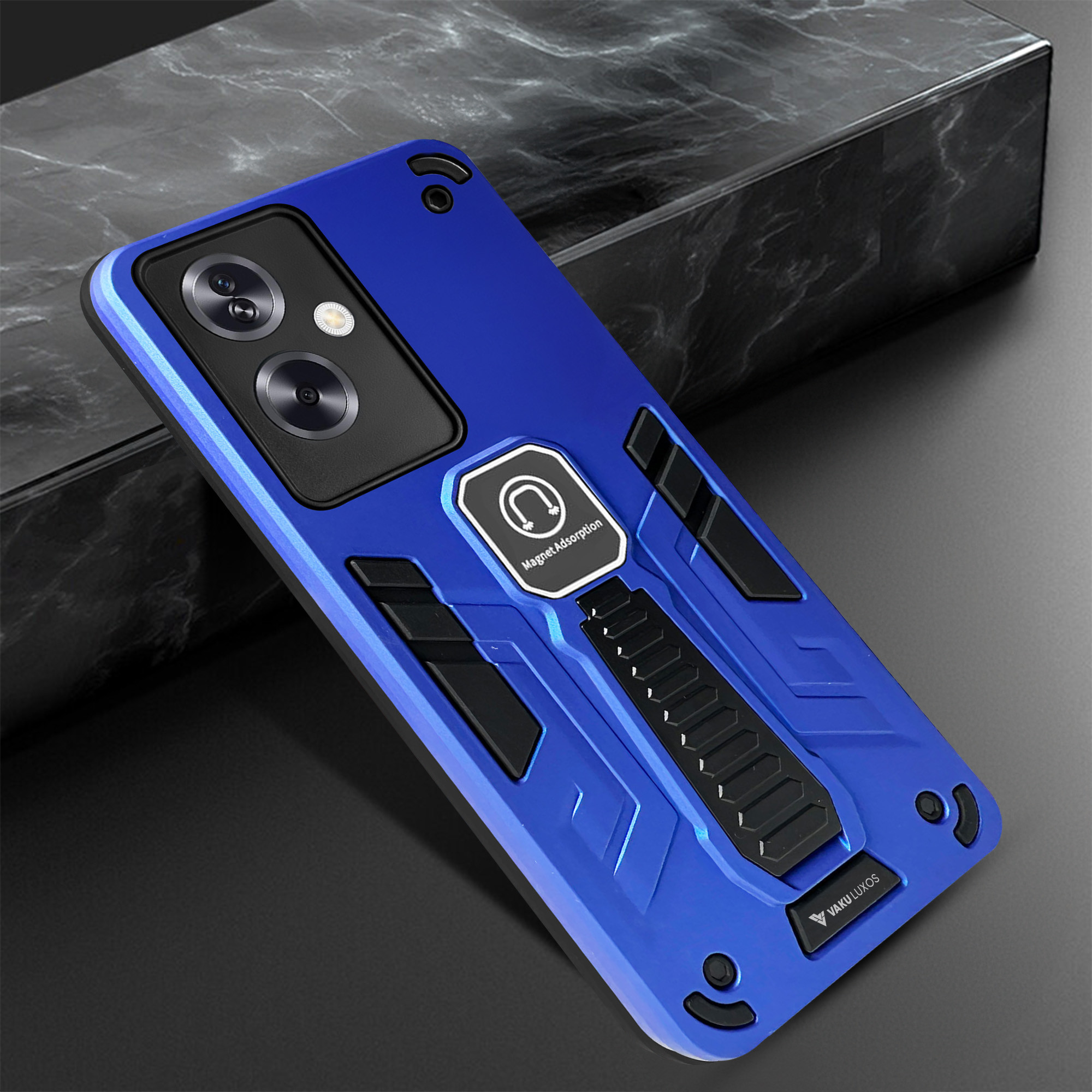 Vaku ® Oppo A79 5G Valor Military Grade Armor Case with Built-in