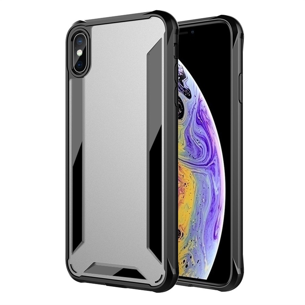 VAKU ® For Apple iPhone XS Max Hybrid Protective Clear Case Back Cover ...