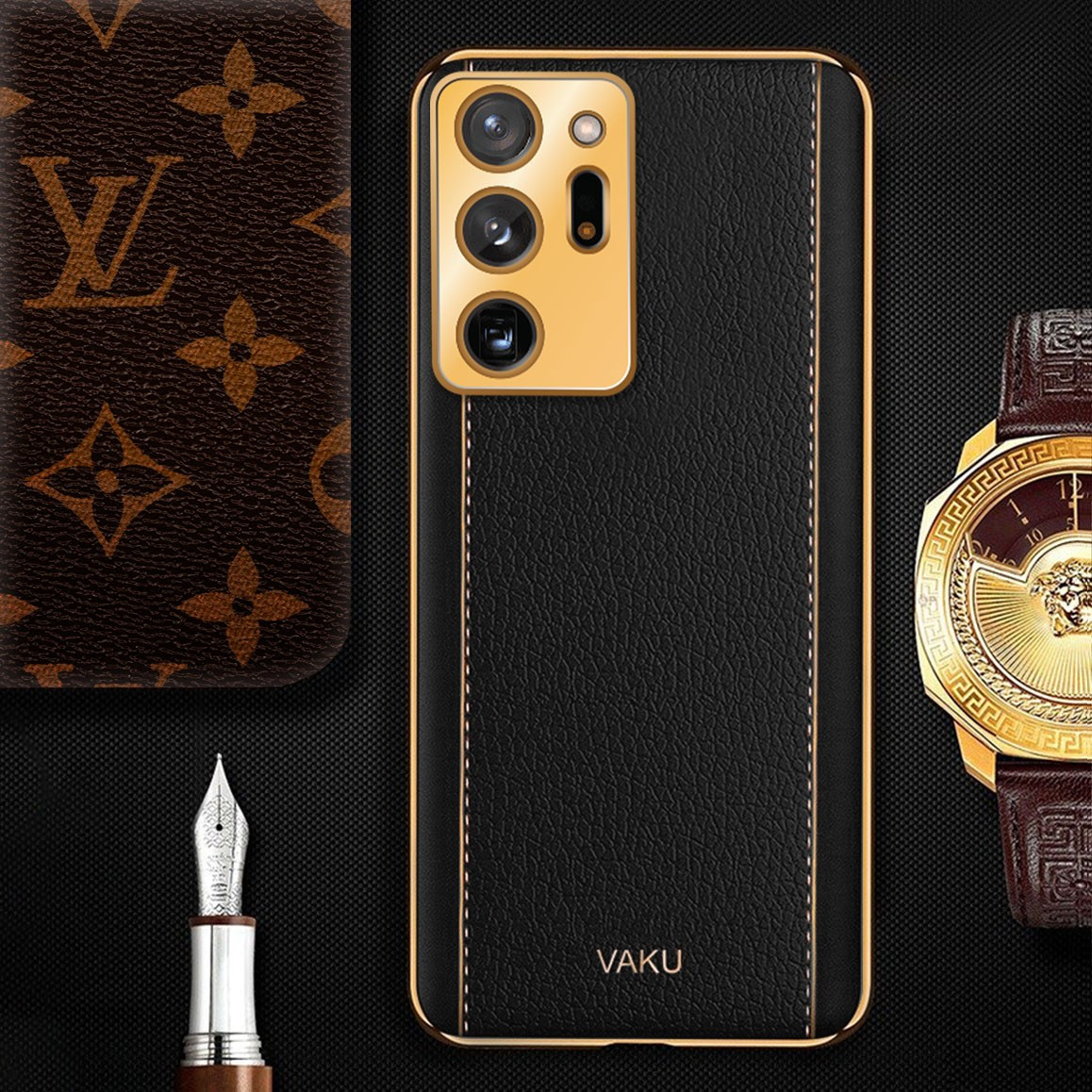 Louis Vuitton Wood Bark Samsung Galaxy Note 20 Ultra 2D – javacases