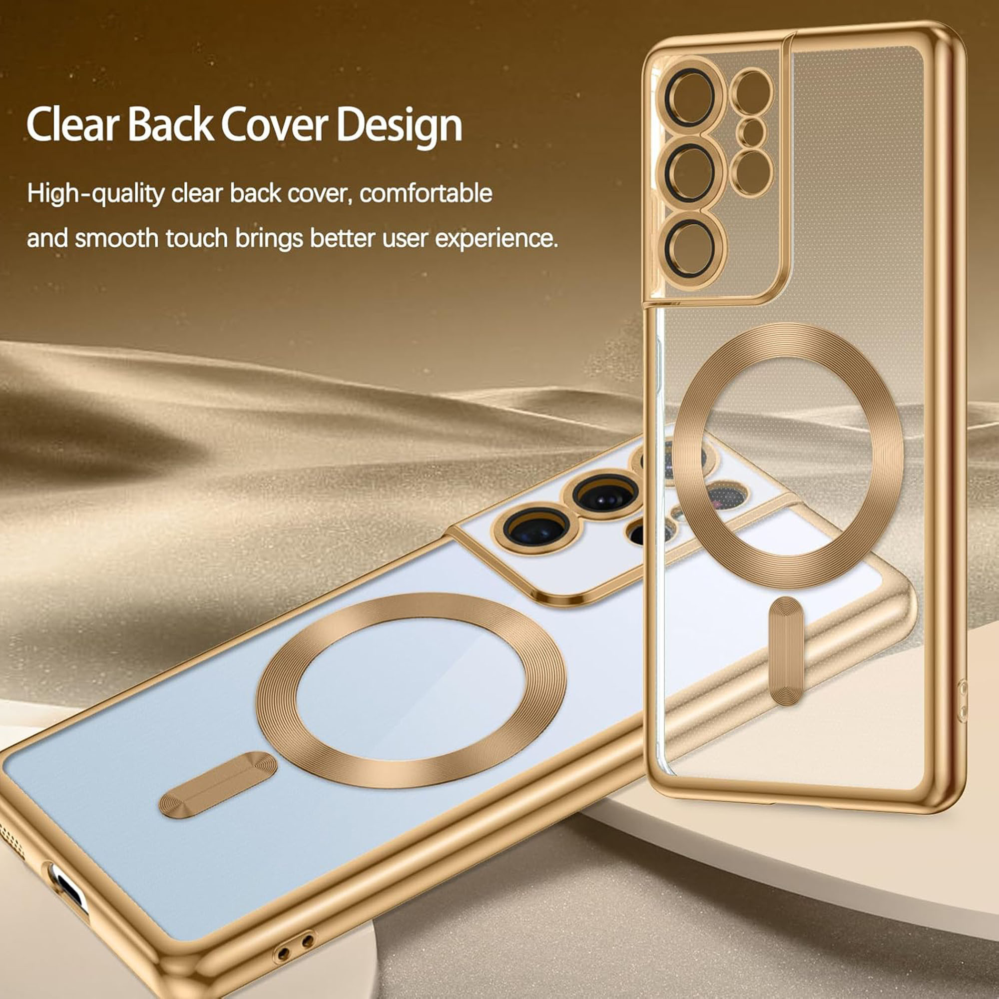 Vaku ® Samsung Galaxy S21 Ultra Luxury Electroplated Magnetic