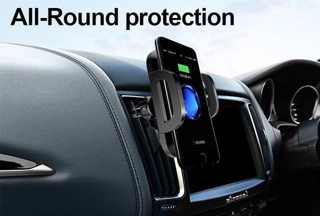 VAKU ® Intelligent Car Wire-Less Charger Inbuilt IC with Auto Opening ...