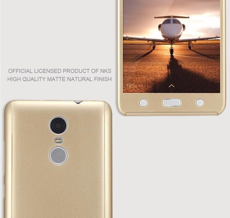 NKS ® Xiaomi Redmi Note 360 Full Protection Tempered Front