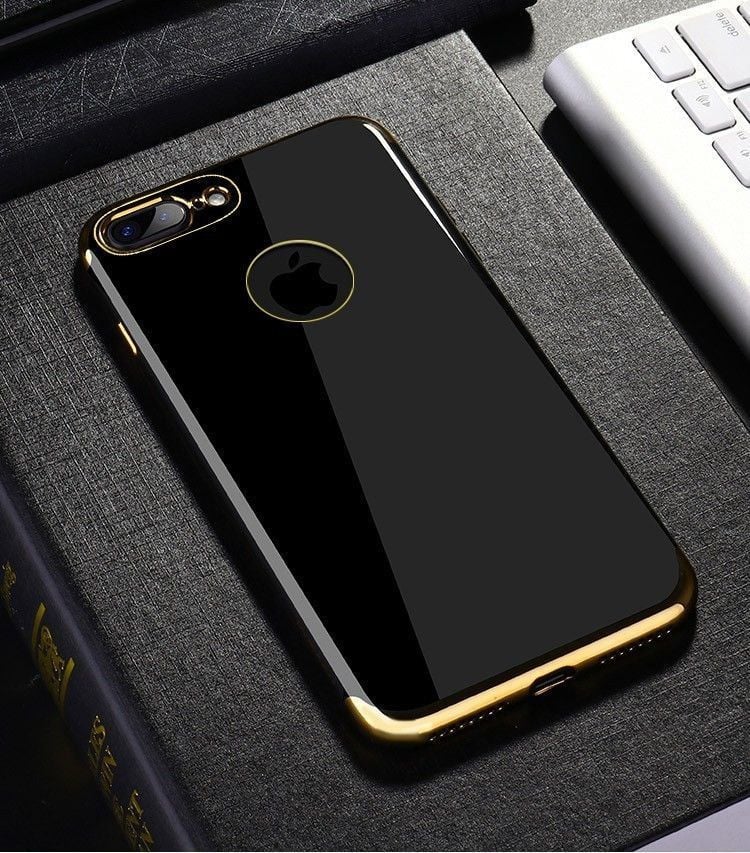 iSmile ® Apple iPhone 7 Plus Piano Black Bould Series 2K Electroplated