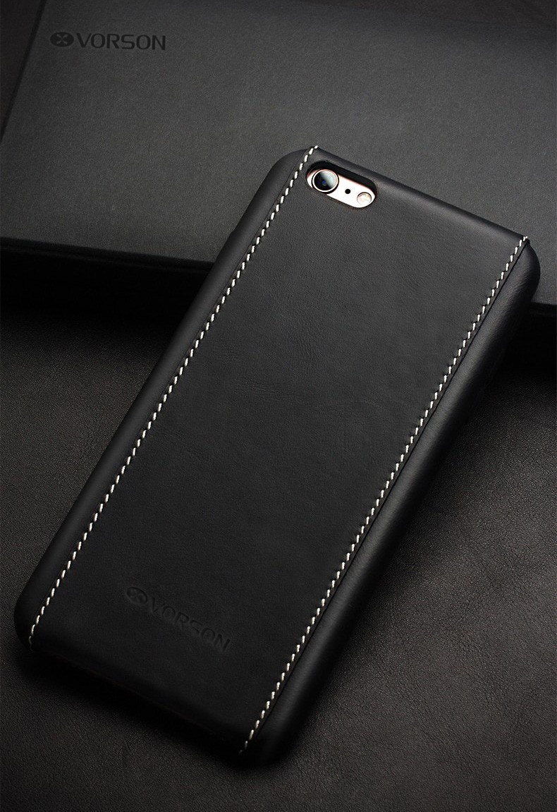 Vorson ® For Apple iPhone 8 Trak Series Sport Textured Leather Dual