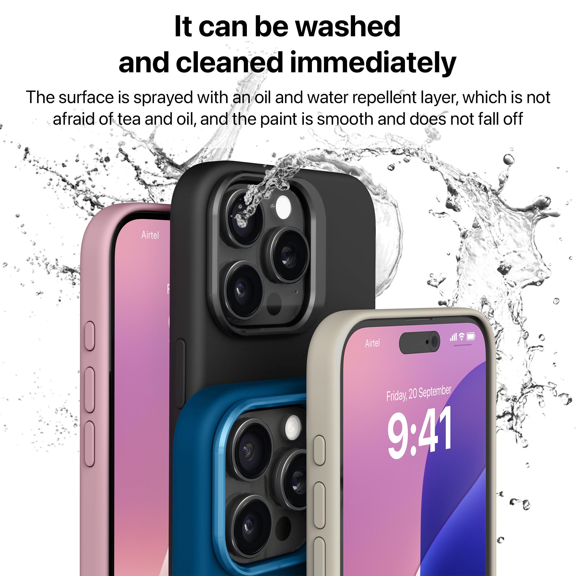 eller santé ® Apple iPhone 16 Pro Max Liquid Silicone Case