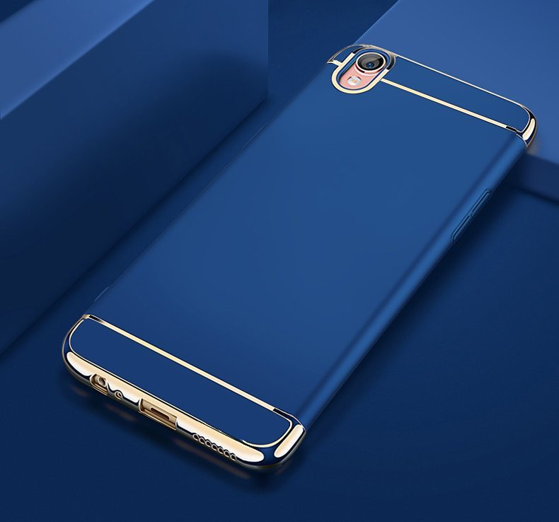 Vaku ® Oppo F1 Plus Linga Series Ultra-thin Metal Electroplating Splicing  PC Back Cover