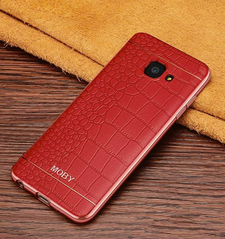 VAKU ® Samsung Galaxy A5 (2016) European Leather Stitched Gold