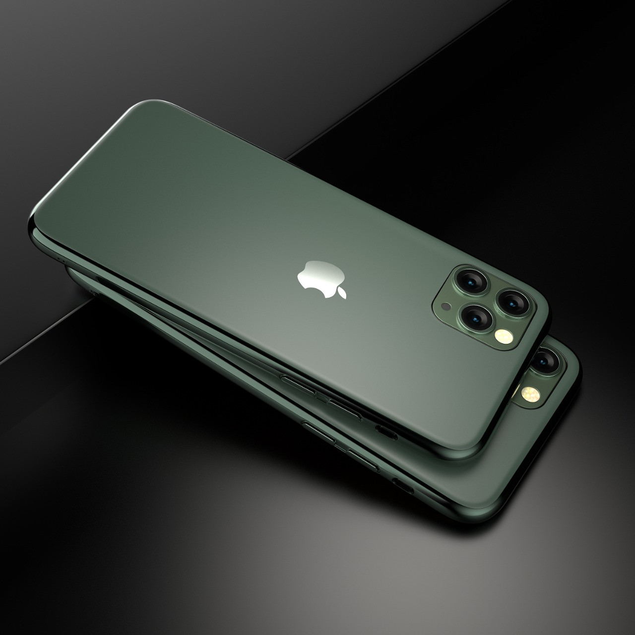 Vaku Â® For Apple iPhone 11 Pro 1:1 Logo Chrome Line Back