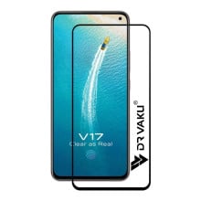 Dr. Vaku ® Vivo V17 Full Edge-to-Edge Ultra-Strong Ultra-Clear Full Screen Tempered Glass- Black