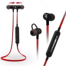 Ferrari ® Wireless Bluetooth Built In Magnet Earphones + In Line Mic