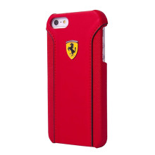 Ferrari ® Apple iPhone 6 / 6S 488 PistaSpider Double Stitched Dual-Material PU Leather Back Cover