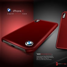 BMW ® Apple iPhone XS Liquid Silicon Luxurious Case Limited Edition Back Cover