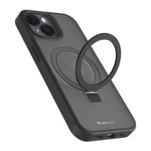 eller santé ® Apple iPhone 15 Castros MagPro With Magnetic Alloy Ring Metal Kickstand Scratch Resistant Protection Cover