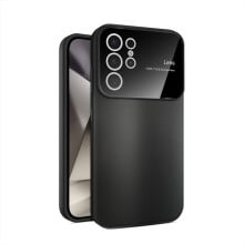 Vaku ® Samsung Galaxy S23 Ultra Polarized Large Window Glass Camera Protector Dual Layer Shockproof Back Cover