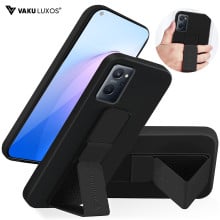 Vaku ® Oppo K10 Harbor Grip Multi-Functional Magnetic Vertical & Horizontal Stand Case TPU Back Cover