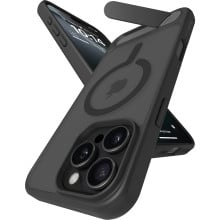 eller santé ® Apple iPhone 16 Pro Max Zennix Magpro Scratch Resistant Camera Screen Protector Case with Stand Holder Shockproof Protective Back cover