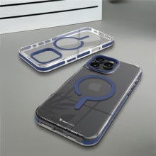 eller santé ® Apple iPhone 16 Pro Max Vortex Magpro Gel Cushion Slim Fit Shockproof Certified Mag-Safe Crystal Clear Camera Metal Ring Back Cover