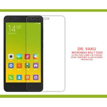 Dr. Vaku ® Micromax Bolt D303 Ultra-thin 0.2mm 2.5D Curved Edge Tempered Glass Screen Protector Transparent