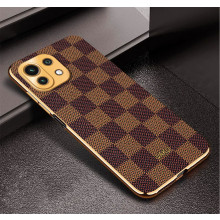 Vaku ® Xiaomi Mi 11 Lite Cheron Leather Electroplated Soft TPU Back Cover