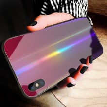 Vaku ® Apple iPhone X / XS ElectroWAVE Automatic Shine Changing Heat-Dissipating Glass Shock-Proof Back Cover