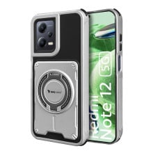 Vaku Luxos ® Xiaomi Redmi Note 12 5G Axion Armor Military Grade Protective Case with Magnetic Ring Holder Kickstand Back Cover