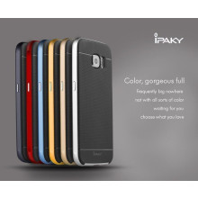i-Paky ® Samsung Galaxy S6 Mat Series Ultra-thin Hybrid Silicon Grip Shockproof Protective Shell Back Cover