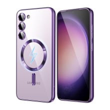 Vaku ® Samsung Galaxy S23 Luxury Electroplated Magnetic Magsafe Camera Protection TPU Back Cover Case