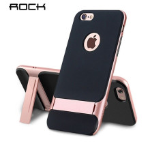 Rock ® Apple iPhone 6 Plus / 6S Plus Royle Case Ultra-thin Dual Metal + inbuilt Stand Soft / Silicon Case