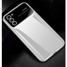 Vaku ® Samsung Galaxy S23 Polarized Large Window Glass Camera Protector Dual Layer Shockproof Back Cover