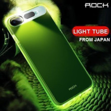 Rock ® Apple iPhone 8 Plus LED Light Tube Case with Flash Alert Soft / Silicon Case