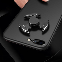 Vaku ® Apple iPhone 8 Fidget Spinner Case With PC + Metal Removable Spinner