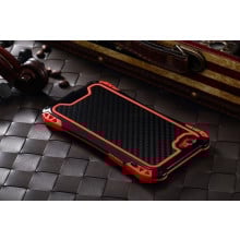 R-JUST ® Apple iPhone 6 / 6S Amira Carbon Fiber + Shockproof + Dustproof + Water Resistant Back Cover