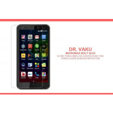 Dr. Vaku ® Micromax Bolt Q335 Ultra-thin 0.2mm 2.5D Curved Edge Tempered Glass Screen Protector Transparent