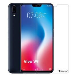 Dr. Vaku ® Vivo V9 2.5D Ultra-Strong Ultra-Clear Full Screen Tempered Glass-Transparent