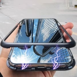 Vaku ® OnePlus 6 Electronic Auto-Fit Magnetic Wireless Edition Aluminium Ultra-Thin CLUB Series Back Cover