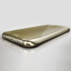 Vaku ® Samsung Galaxy S5 Mate Smart Awakening Mirror Folio Metal Electroplated PC Flip Cover