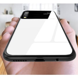 Vaku ® Samsung Galaxy A7 (2018) Polarized Glass Glossy Edition PC 4 Frames + Ultra-Thin Case Back Cover