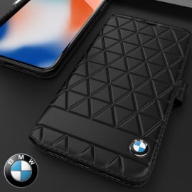 BMW ® Apple iPhone XS Max Official Superstar zDRIVE Leather Limited Edition Flip Cover