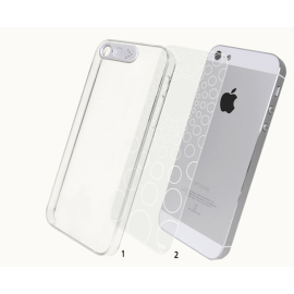 Totu ® Apple iPhone 5 / 5S / SE LED Flash Alert Bling Case Back Cover