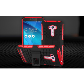 Vaku ® Asus Zenfone Selfie Kick Stand Armor Hybrid Case Bumper Back Cover