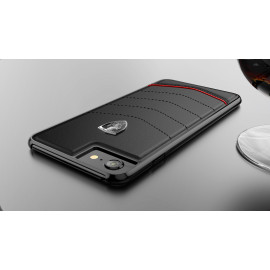 Ferrari ® For Apple iPhone 8 Scuderia Luxurious Leather Stitched Limited Edition Back Cover